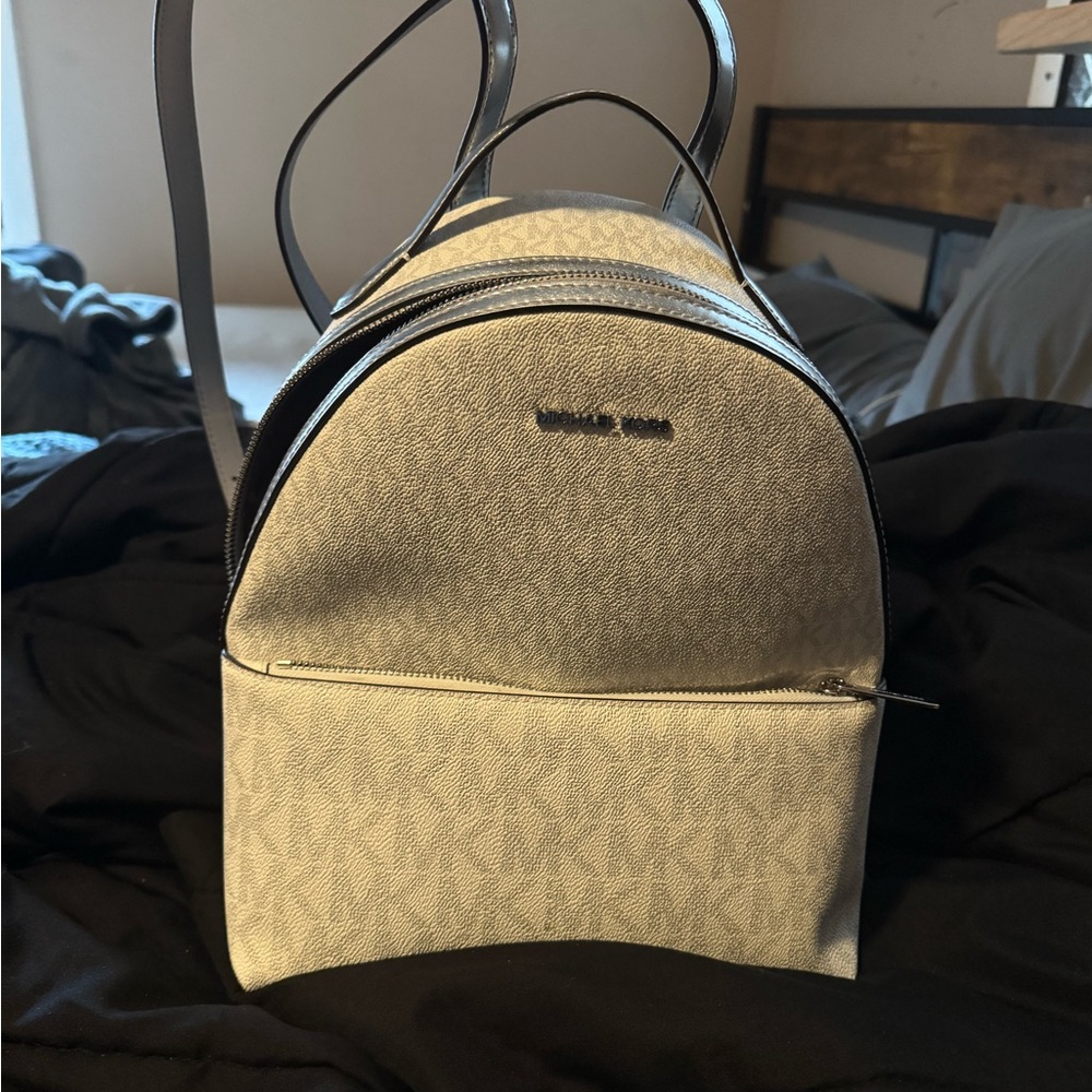Michael Kors Cream Backpack